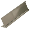 Name Plate Wedge Desk Stand - Aluminum 1-1/2" x 8"